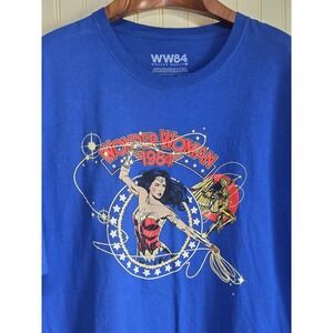 Wonder‎ Woman Shirt Mens 2XL Blue WW84 1984 Loot Wear Loot Crate Exclusive
